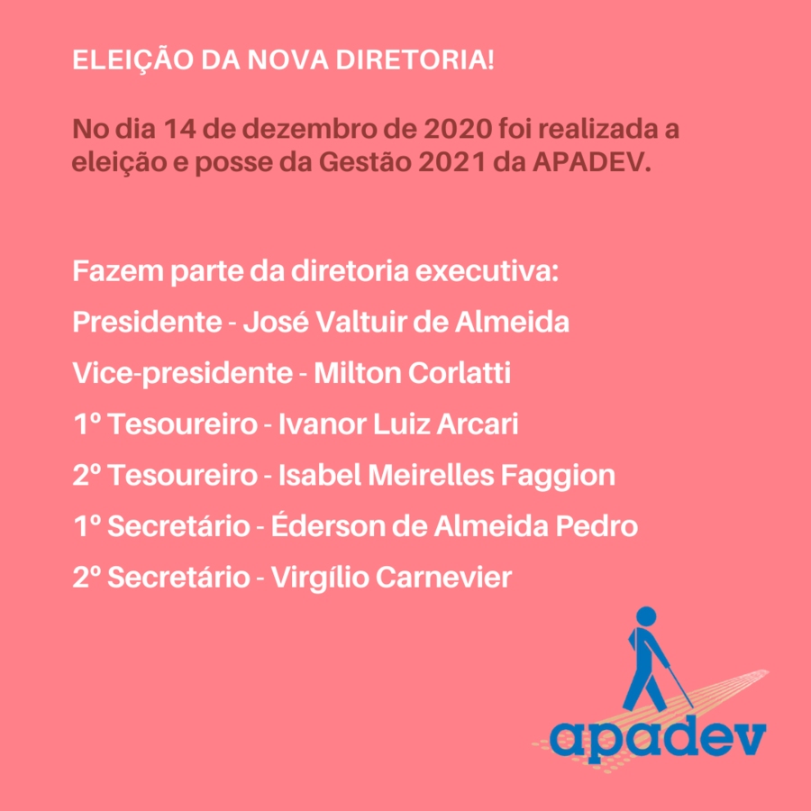 Eleição da nova diretoria!